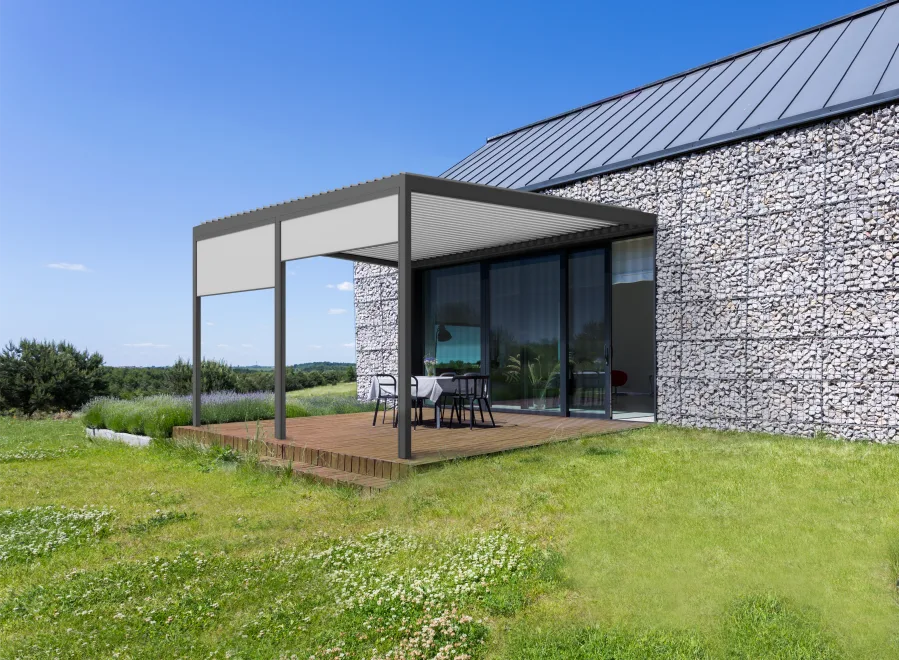 Pergola Nuun Eco + Zip Screen Cube